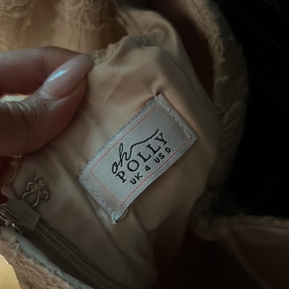 Oh Polly beige dress - Picture 3 of 5